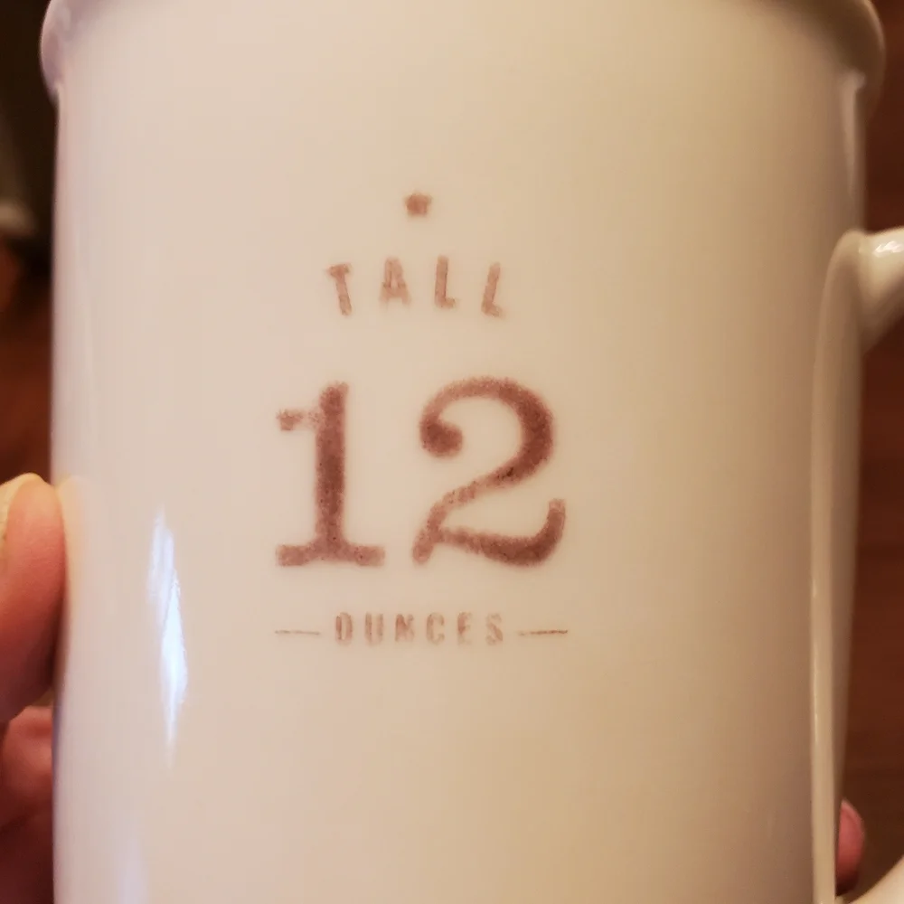 Starbucks 2010 Tall 12oz Coffee Mug